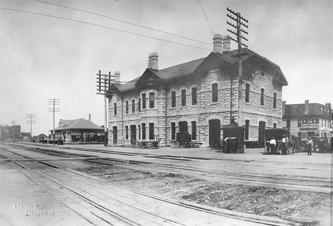 Santa Fe Emporia Depot, Circa 1900 Santa Fe Emporia Depot, Circa 1900