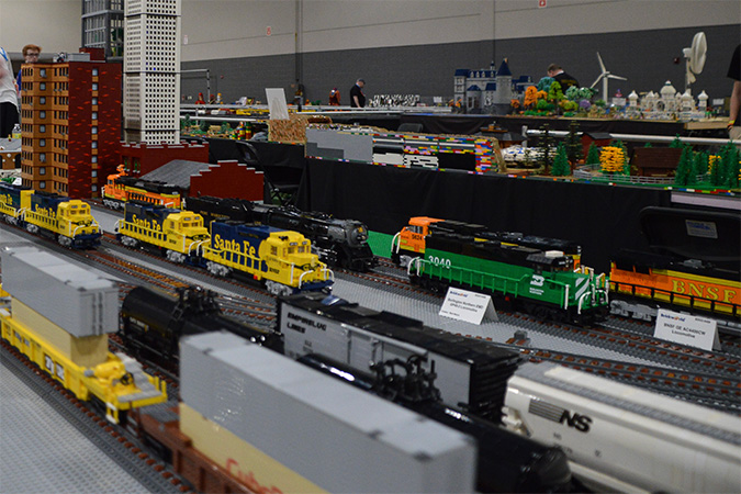 A tale of two model train layout takes center stage